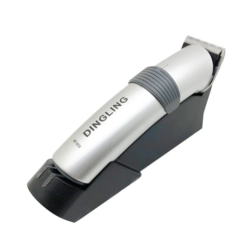 original Dingling RF-609 Rechargeable Hair Trimmer Professional With Charging Stand 8 Hours Charging Time 220V 50Hz