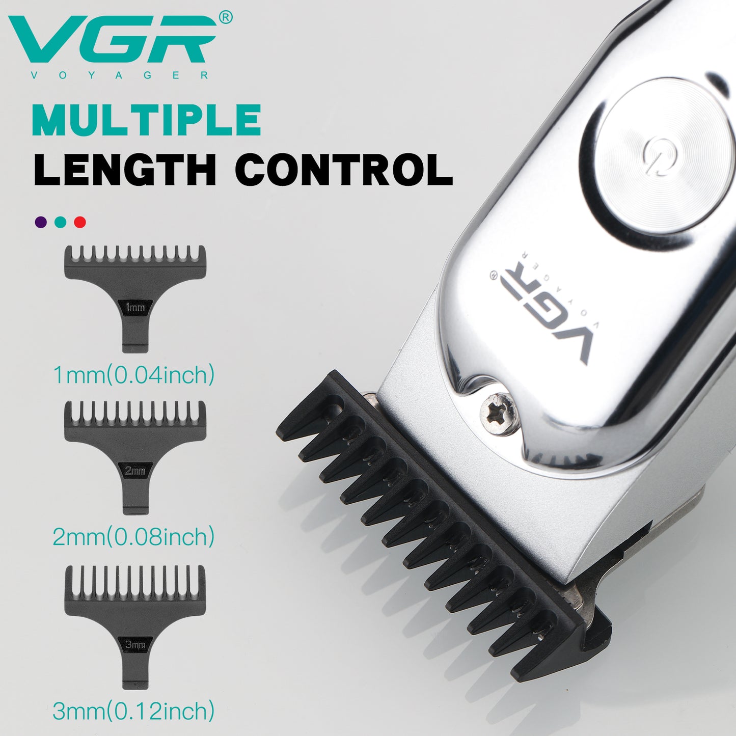 VGR Hair Cutting Machine Electric Hair Clipper Professional Haircut Machine Mini Barber Rechargeable Hair Trimmer for Men V-071