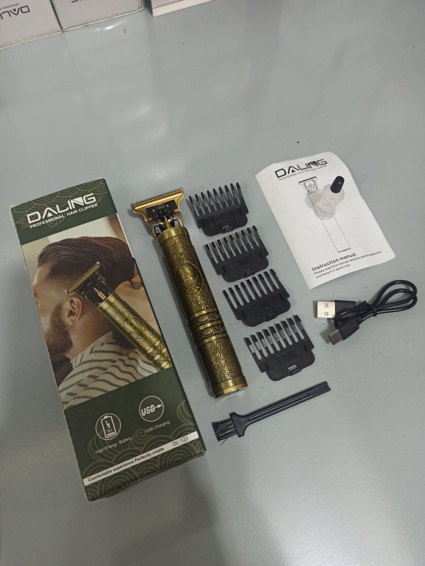 DALING DL-120 , DL-121 , DL-122 , DL-123 T9 HAIR TRIMMER METAL BODY