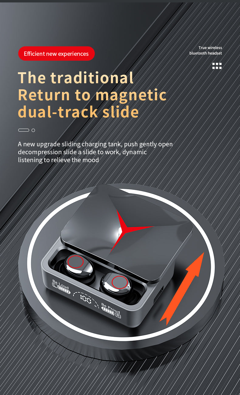 TWS M90 Earphone Bluetooth Wireless Headphones Sport Earbuds Gaming Headset Bluetooth 5.2 Touch Control for Iphone Xiaomi Phones