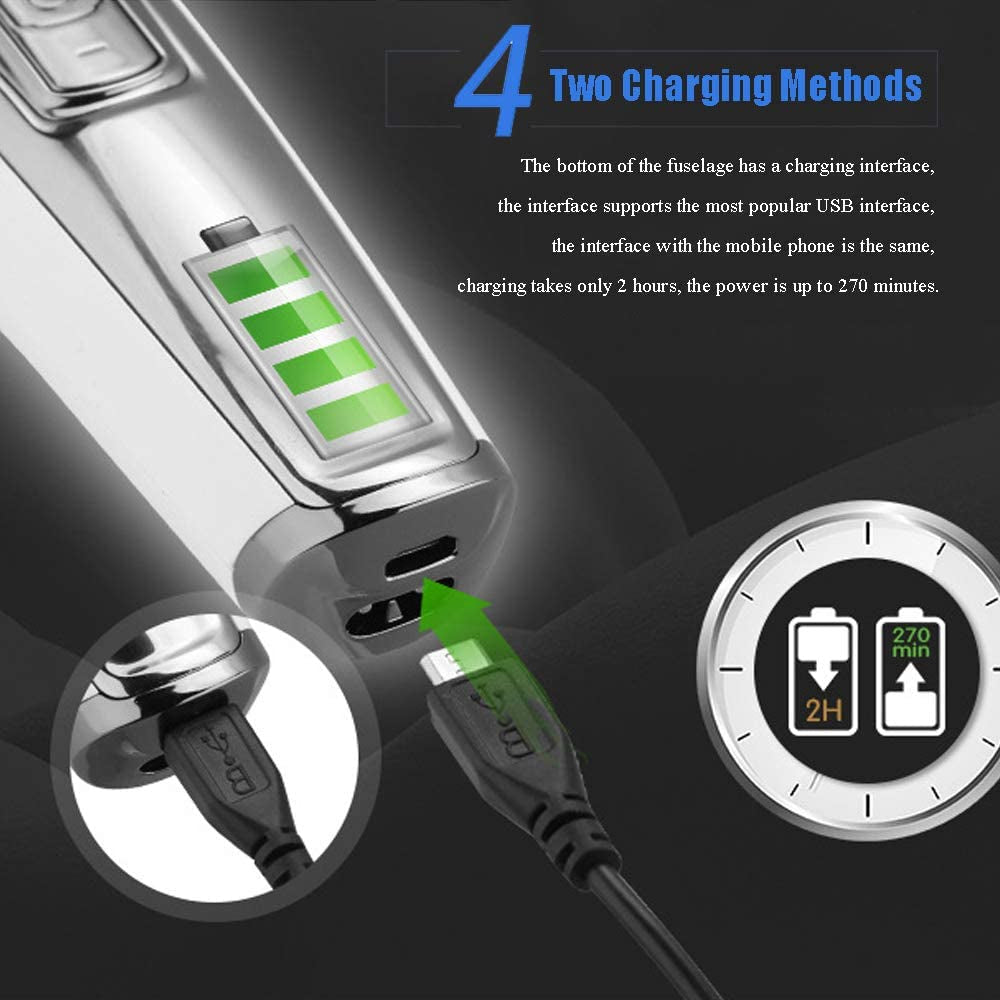 Kemei Professional Hair Clipper Beard Trimmer for Men Adjustable Speed LED Digital Carving Clippers Electric Razor KM-5027