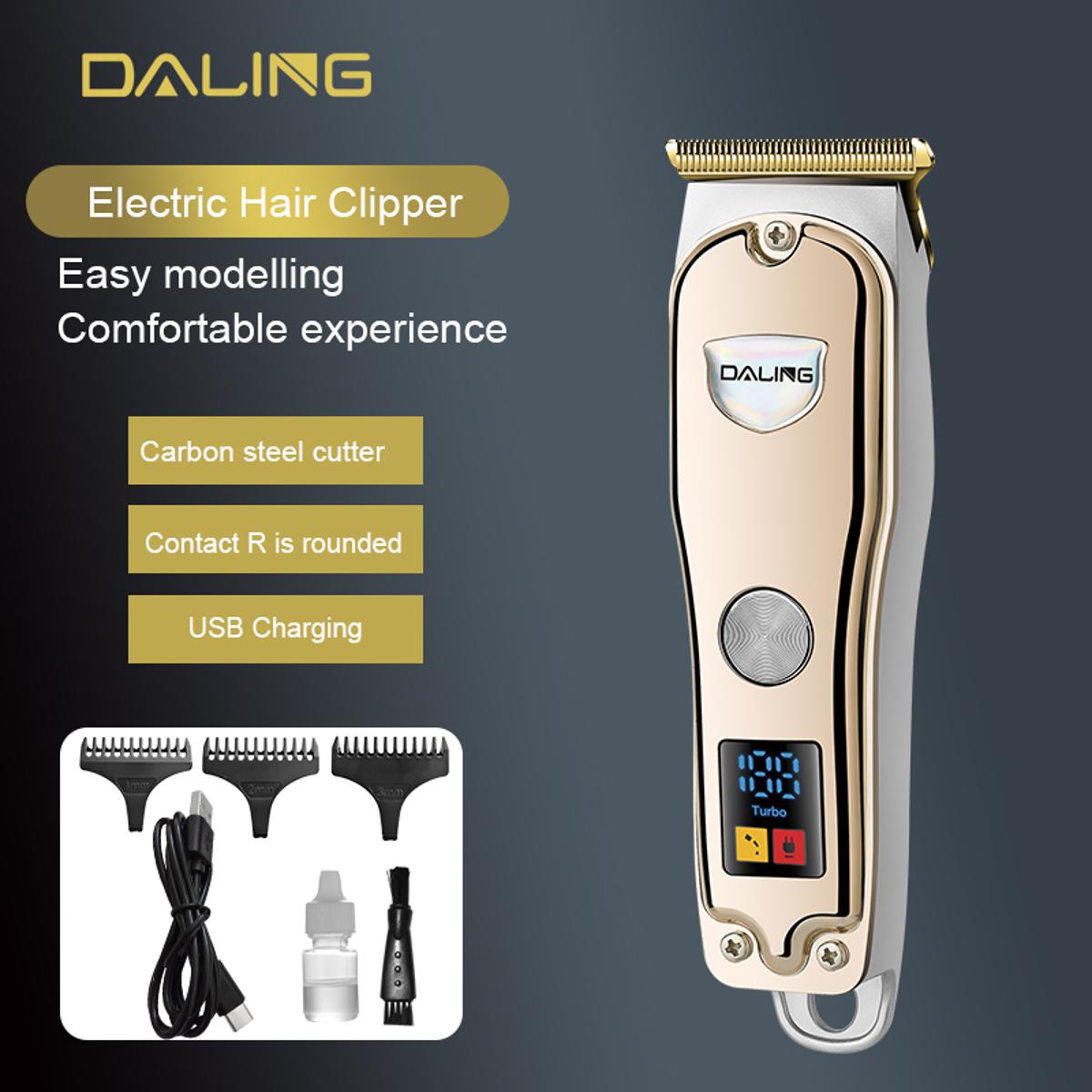 Daling DL-1516 Professional T9 T-Shaped Blade Hair Clippers for Men,Barber Hair Cutting