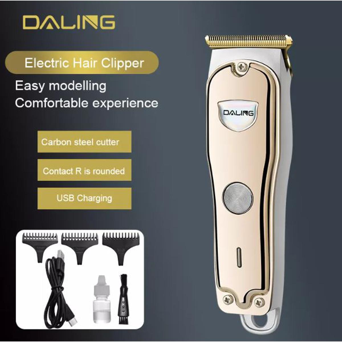 DALING 1515 Rechargeable Professional Electric Hair Trimmer Self Cut Cordless Newest Hair Clipper For Salon