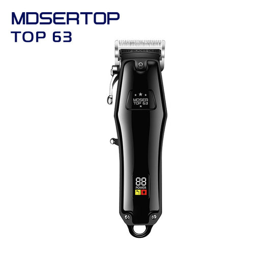 MDSERTOP Top63 Lcd Liquid Crystal Display Stainless Steel Cutter Head Professional Cordless Electric Hair Clipper