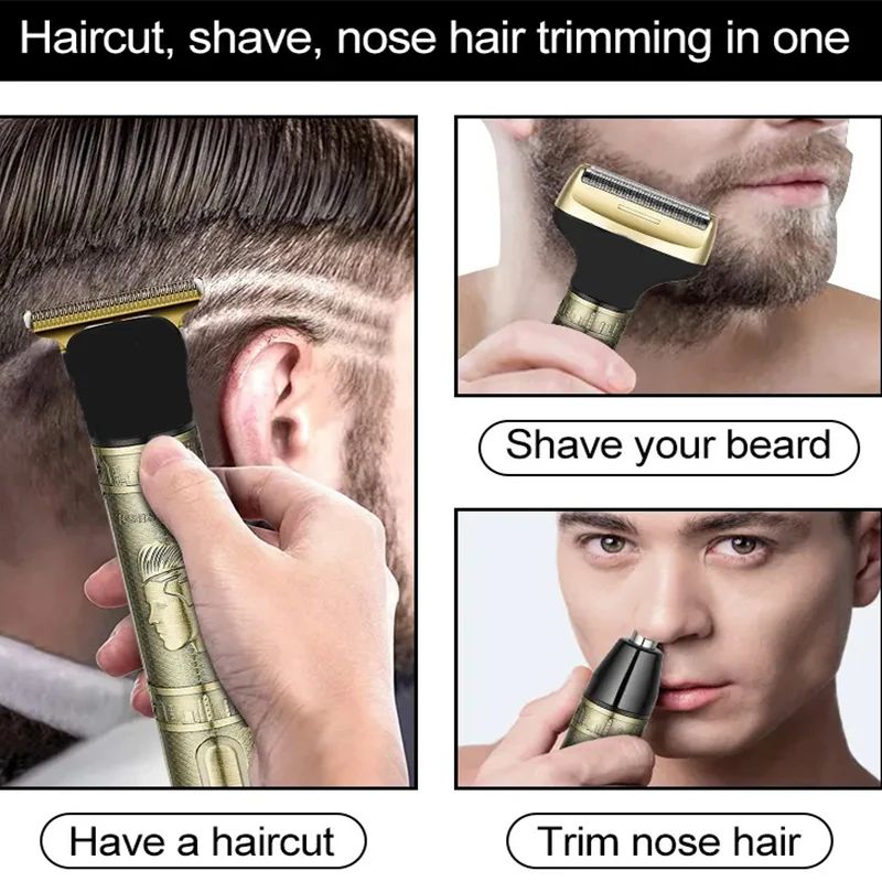 Original DALING DL-9266 3 In 1 Grooming kit Electric Shaver For Men Ear Nose Beard Hair Trimmer Clipper Electric Rozor Rechargeable