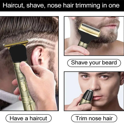 Original DALING DL-9266 3 In 1 Grooming kit Electric Shaver For Men Ear Nose Beard Hair Trimmer Clipper Electric Rozor Rechargeable