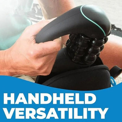 Wireless Rechargeable Rolling Knock Massager for Full Body Deep Tissue Muscle Relief 3 Speed Rotation Powerful Pain Relief