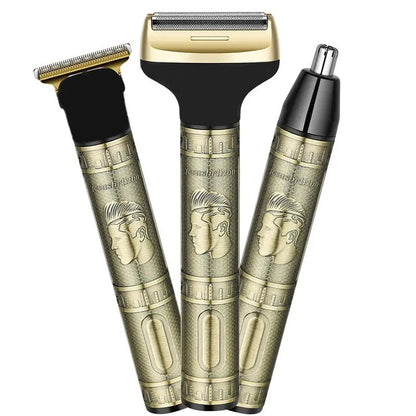 Original DALING DL-9266 3 In 1 Grooming kit Electric Shaver For Men Ear Nose Beard Hair Trimmer Clipper Electric Rozor Rechargeable