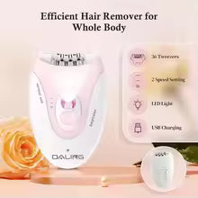 DALING DL-6032 Ladies' electric hair remover - USB rechargeable, stainless steel blade, suitable for underarm and private areas