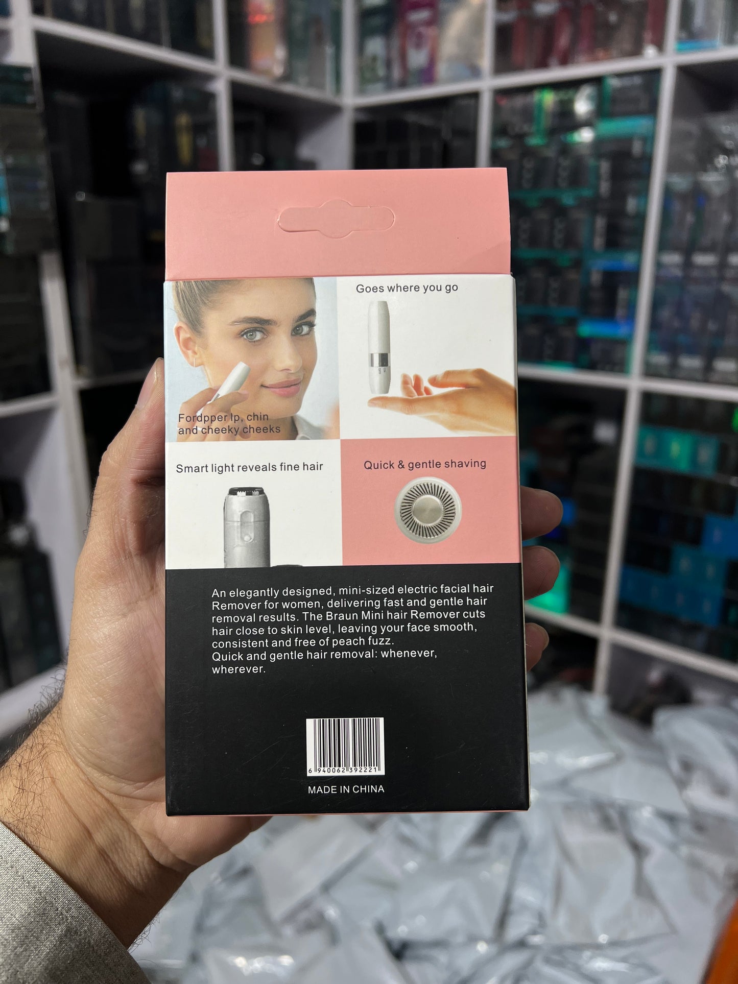 Women Electric Hair Removal Device Rotating Facial Bikini Trimmer Mini Shaver for Eyebrow Legs Underarm Upper Lip