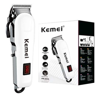 Kemei professional hair clipper adjustable hair trimmer for men electric powerful beard rechargeable hair cut barber machine