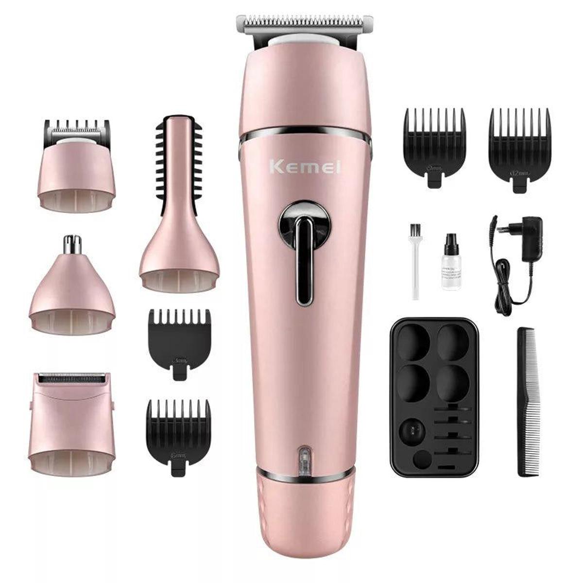 Kemei km-1015 10 in 1 Rechargeable Grooming Kit Multigroom Wahl Hair Clipper Electric Shaver Nose Trimmer Men Styling Tools Shaving