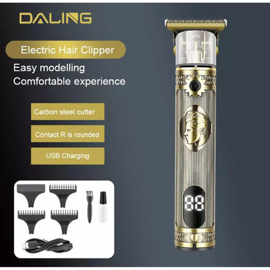 DALING DL-1317 hair cutting machine rechargeable barber clippers professional electric cordless hair trimmer for men