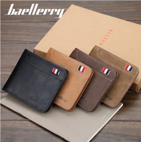 Baellerry Brand Wallet Men Leather Men Wallets Purse Short Male Clutch Leather Wallet Mens Money Bag Quality Guarantee Carteira