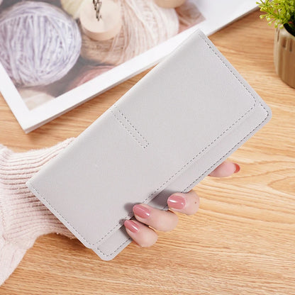 Wallet Long Ultrathin Model High-capacity Card Purse Multi-card Slot Handbag Simple Fashion Multicolor