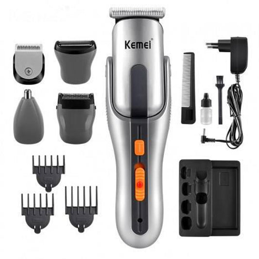 Kemei km-680A 8 in 1 Trimmer Shaver Nose Trimmers All in 1 Shavings Set/Kit Moveable Head and Turbo Speed || KEMEI KM 680A 8 IN 1